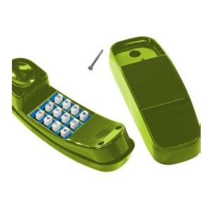 Téléphone vert citron pour l'aire de jeux et la maison de jeux