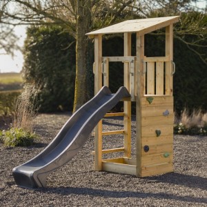 Tour de jeu Plan 120 avec toboggan · 157x272x245cm