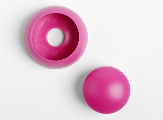 Capuchon plastique pour boulons rose pour boulons Ø8-10mm set de 10 pièces