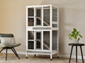 Cage à lapin Beau 83x54x156cm