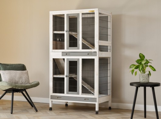 Cage à lapin Beau 83x54x156cm