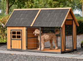 Niche pour chien Danielle · Brown · 213x112x137cm