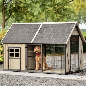 Niche pour chien Danielle · Grey · 213x112x137cm