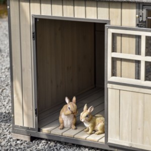 Clapier pour lapin Danielle est approprié pour 2 à 6 lapins