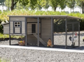 Poulailler Judy · Grey · 264x100x105cm