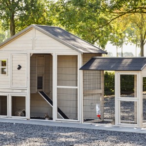 Clapier Holiday Large avec enclos supplémentaire 366x93x195 cm