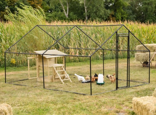 Parc à poules Grande 300x400x200 cm