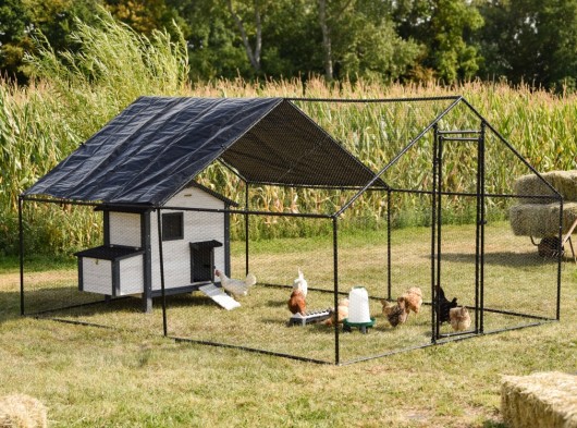 Parc à poules Grande 300x400x200 cm