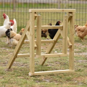 Échelle pour poules 47x56x59 cm