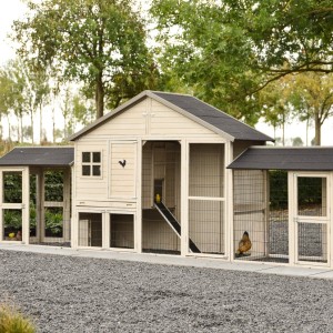 Poulailler Holiday Large avec double enclos 489x100x195 cm