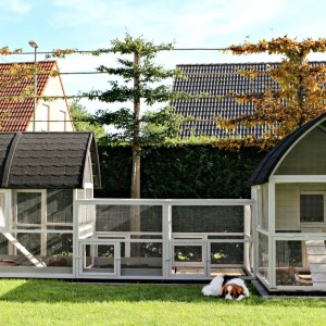 Grand clapier pour lapin Kathedraal Kathedraal Luxe - XXL