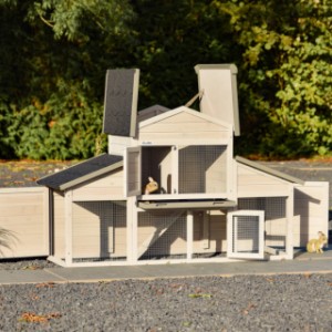 Le clapier pour lapin Annemieke a grande portes