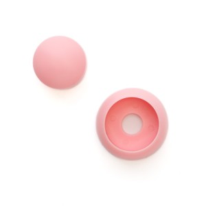 Capuchon en plastique pour boulons · Rose pastel · pour boulons Ø8–10 mm · lot de 10 pièces