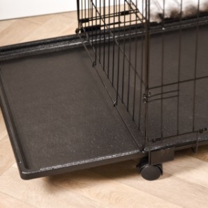 Cage pour chat Lift avec un bac en plastique coulissant