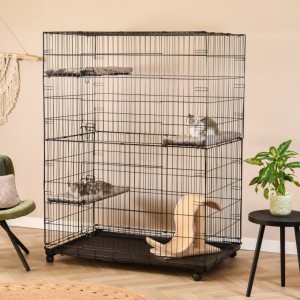 Cage pour chat Lift · 122×76×159 cm