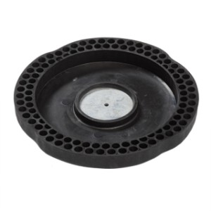 La balançoire disque est équipée d’une plaque d’insertion en aluminium