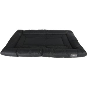 Coussin pour chien L imperméable Noir, coussin de cage 88×55 cm