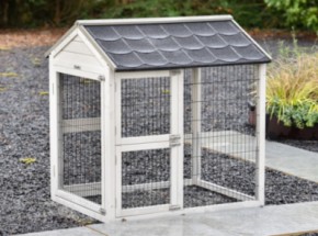 Enclos intermédiaire Space Medium gris clair anti-rongeage 97x88x104,5 cm