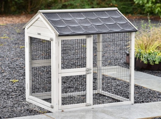 Enclos intermédiaire Space Medium gris clair anti-rongeage 97x88x104,5 cm