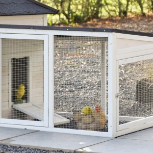 Enclos d’extension Ambiance Large avec toit en feutre bitumé 98×80×75 cm