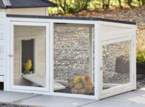 Enclos d’extension Ambiance Large avec toit en feutre bitumé 98×80×75 cm