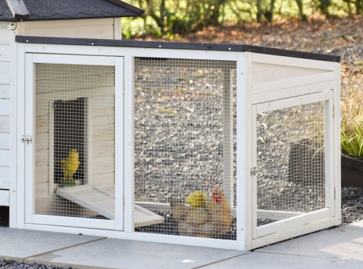 Enclos d’extension Ambiance Large avec toit en feutre bitumé 98×80×75 cm