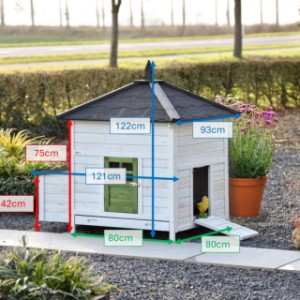 Voici les dimensions de l’Ambiance Large : 121×93×122 cm