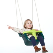 Siège de balancelle bébé avec corde BR adaptée aux enfants, qui ne brûle pas les petites mains.