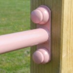 Barres de gymnastique rose pastel