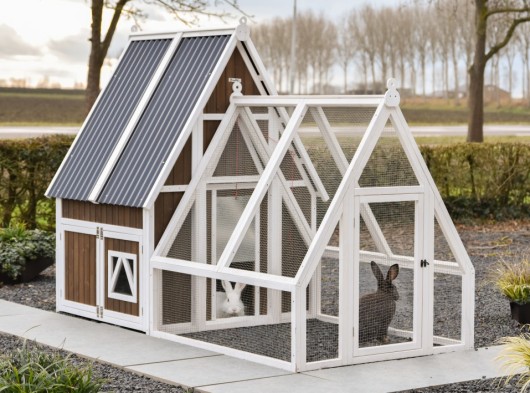 Clapier Pip avec enclos 130x249x180cm