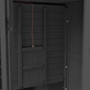 Le poulailler Holiday Large est équipé d’une trappe de fermeture facile à utiliser.