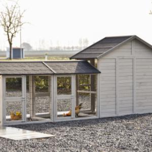 Un vu dans l'arrière du poulailler Holiday Medium