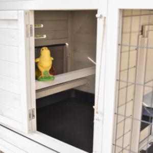 Poulailler Holiday Medium avec pondoir et extra enclos | nichoir avec perches