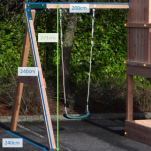 Tailles différentes de la balançoire additive Succes