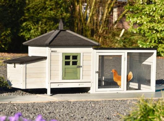 Ambiance Small Olive enclos couvert avec feutre de toiture 200x77x99 cm