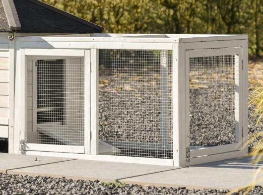 Enclos d’extension Ambiance petit enclos avec toit grillagé 98x65x61cm