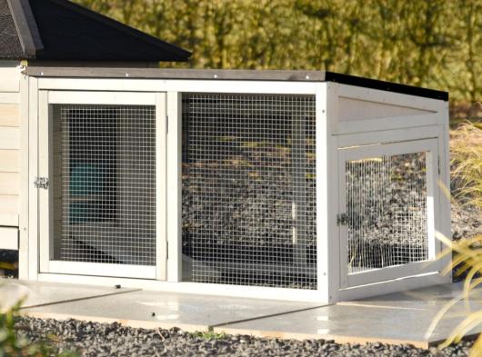 Enclos d’extension Ambiance Small enclos couvert avec toit en feutre bitumé 98x65x61cm