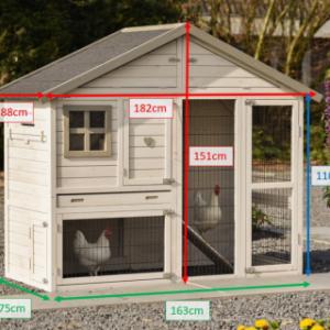 Tailles différentes du clapier pour lapin Holiday Medium