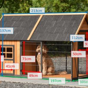 Tailles différentes de la niche pour chien Danielle