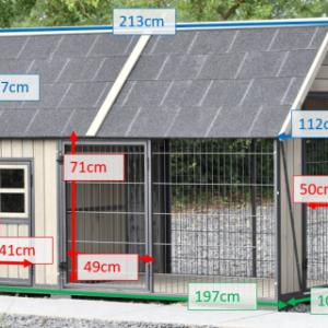 Tailles différentes de la niche pour chien Danielle