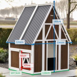 Tailles différentes du clapier pour lapin Pip