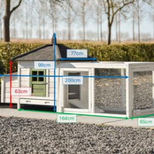 Tailles différentes du poulailler Ambiance Small