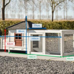 Tailles différentes du poulailler Ambiance Small