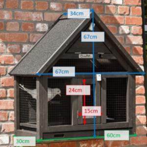 Tailles différentes du volière Matty