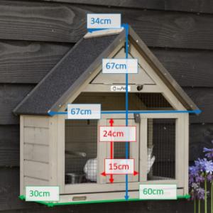 Tailles différentes du volière Matty