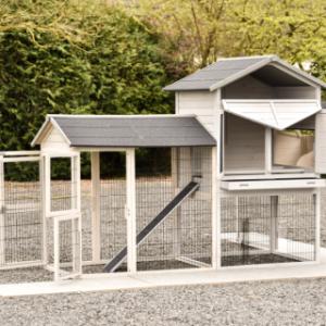 Clapier pour lapin Prestige Large | avec plusieurs portes