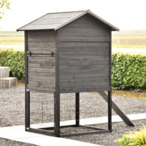 Poulailler Prestige Large est fabriqué en bois de pin