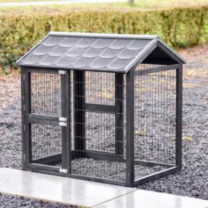 Enclos intermédiaire Space Large Black anti-rongeage