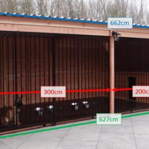 Tailles différentes du grand chenil FORZ