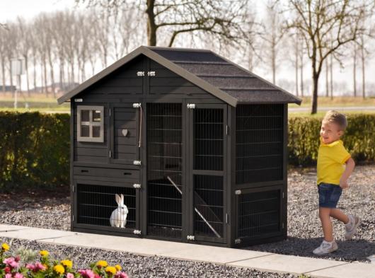 Clapier Holiday Medium Black 182x88x151 cm